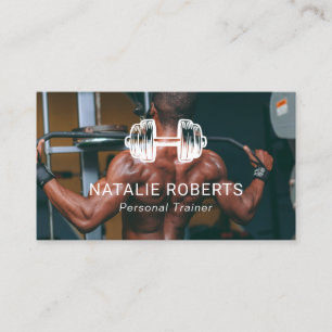 Moderne fitness / Personal Trainer visitekaart Visitekaartje