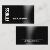 Moderne fitness Personal Trainer Visitekaartje (Voorkant / Achterkant)