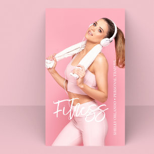 Moderne fitness   Persoonlijke trainer QR Code Fot Visitekaartje