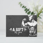 Moderne Fitness Trainer Bodybuilding Gym Instructo (Staand voorkant)