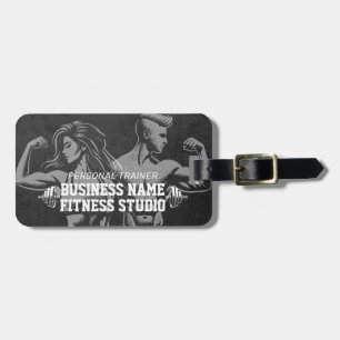Moderne Fitness Trainer Bodybuilding Gym Instructo Bagagelabel