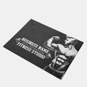 Moderne Fitness Trainer Bodybuilding Gym Instructo Deurmat