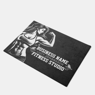 Moderne Fitness Trainer Bodybuilding Gym Instructo Deurmat