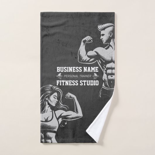 Moderne Fitness Trainer Bodybuilding Gym Instructo Handdoek (Handdoek)