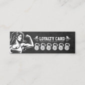 Moderne Fitness Trainer Bodybuilding Gym Instructo Klantenkaartje (Voorkant)