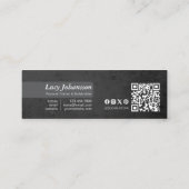 Moderne Fitness Trainer Bodybuilding Gym Instructo Klantenkaartje (Achterkant)