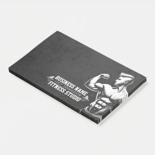 Moderne Fitness Trainer Bodybuilding Gym Instructo Post-it® Notes