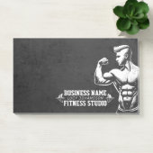 Moderne Fitness Trainer Bodybuilding Gym Instructo Post-it® Notes (Kantoor)