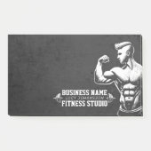 Moderne Fitness Trainer Bodybuilding Gym Instructo Post-it® Notes (Voorkant)