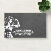 Moderne Fitness Trainer Bodybuilding Gym Instructo Post-it® Notes (Kantoor)