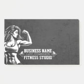 Moderne Fitness Trainer Bodybuilding Gym Instructo Post-it® Notes (Voorkant)