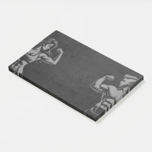 Moderne Fitness Trainer Bodybuilding Gym Instructo Post-it® Notes