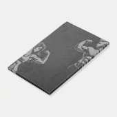 Moderne Fitness Trainer Bodybuilding Gym Instructo Post-it® Notes (Schuin)