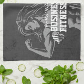 Moderne Fitness Trainer Bodybuilding Gym Instructo Theedoek (Gevouwen)