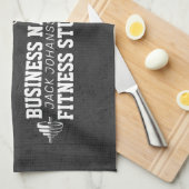 Moderne Fitness Trainer Bodybuilding Gym Instructo Theedoek (Quarter Fold)