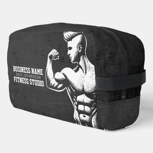 Moderne Fitness Trainer Bodybuilding Gym Instructo Toilettasje (Linkerhoek)