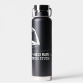 Moderne Fitness Trainer Bodybuilding Gym Instructo Waterfles (Achterkant)