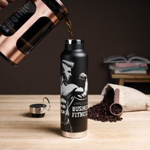 Moderne Fitness Trainer Bodybuilding Gym Instructo Waterfles