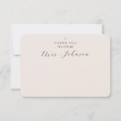 Moderne flat dank u kaart | De toekomstige mevrouw (Voorkant)