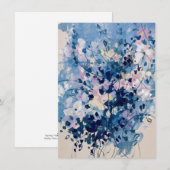 Moderne Flat Note Kaart (Voorkant / Achterkant)