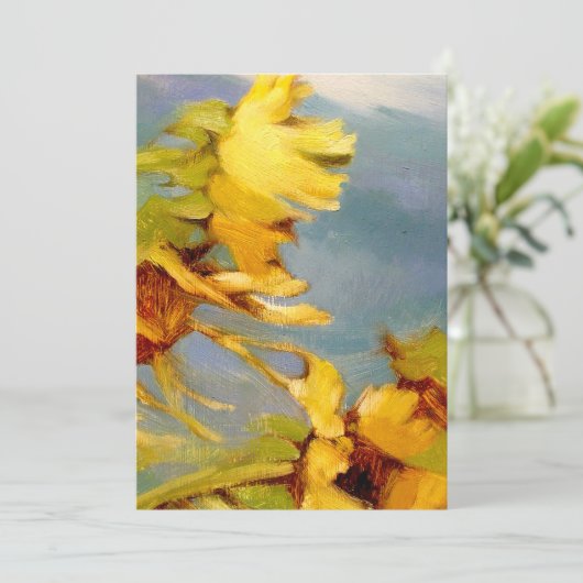 Moderne Flat Note Kaart (Staand voorkant)