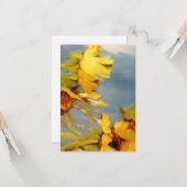 Moderne Flat Note Kaart (Voorkant / Achterkant in situ)