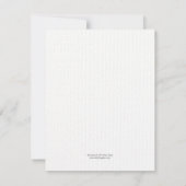 Moderne Flat Note Kaart (Achterkant)