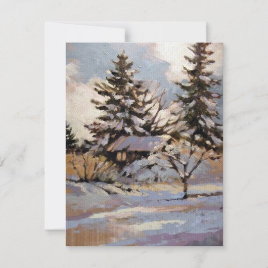 Moderne Flat Note Kaart (Voorkant)