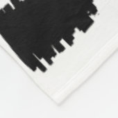 Moderne fleece deken (Hoek)