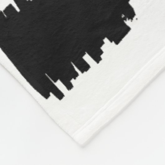 Moderne fleece deken (Hoek)