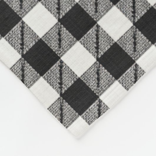 Moderne fleece deken (Hoek)