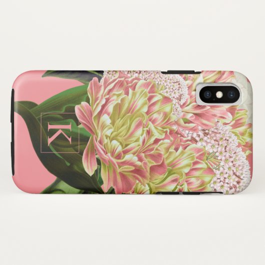 Moderne  flessenmonogram Case-Mate iPhone case (Achterkant (horizontaal))