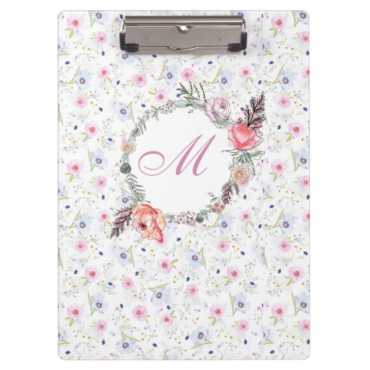 Moderne flessenvormige Waterverf Klembord (Voorkant)