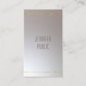 Moderne, flexibele design professionele glamour visitekaartje (Voorkant)