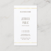 Moderne, flexibele design professionele glamour visitekaartje (Achterkant)