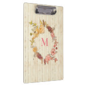 Moderne flora Botanische Waterverf Hout 1974 Klembord (Rechts)