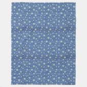 Moderne  flora op hout, populair fleece deken (Voorkant)