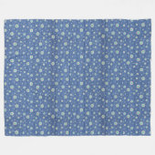 Moderne  flora op hout, populair fleece deken (Voorkant (Horizontaal))