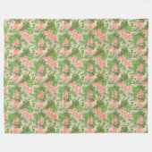 Moderne  flora op hout, populair fleece deken (Voorkant (Horizontaal))