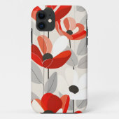 Moderne Floral Art Print Case-Mate iPhone Case (Achterkant)