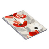 Moderne Floral Art Print Notitieboek (Rechterzijde)