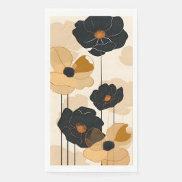 Moderne Floral Art Print Servet