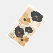 Moderne Floral Art Print Servet (Hoek)