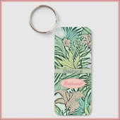 Moderne Floral Bridesmaid Sleutelhanger