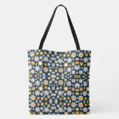 Moderne Floral Canvas tas (Achterkant)