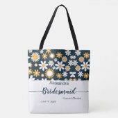 Moderne Floral Canvas tas (Voorkant)