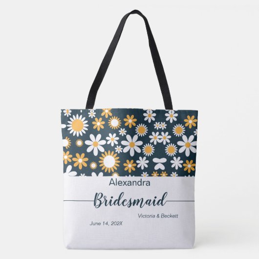 Moderne Floral Canvas tas (Voorkant)