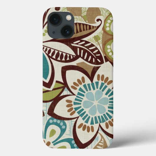 Moderne Floral Design Case-Mate iPhone Case (Achterkant)