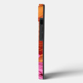 Moderne Floral fotografie Roze en Oranje Gerber Case-Mate iPhone Case (Achterkant / Links)