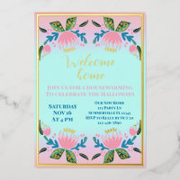 Moderne Floral Garden Housewarming Party